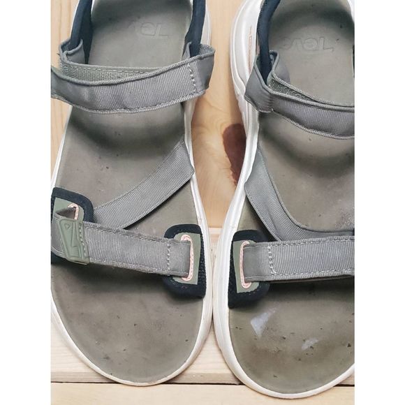 Teva Women's Zymic Adjustable Sandals Green Size 11 - Picture 9 of 13